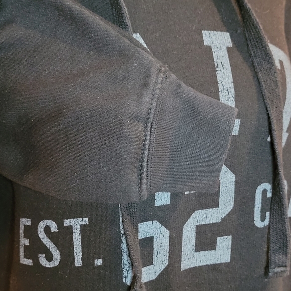 CAMPUS ONE SPIRIT WEAR NAIT Hoodie, Black with White Lettering, Size Medium - Picture 7 of 10